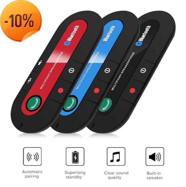 Новый громкоговоритель 4.1 +EDR Wireless Bluetooth-совместимый автомобиль Cart +Sun Cosire Clip Mp3 Музыкальный игрок USB Power Audio Receiver