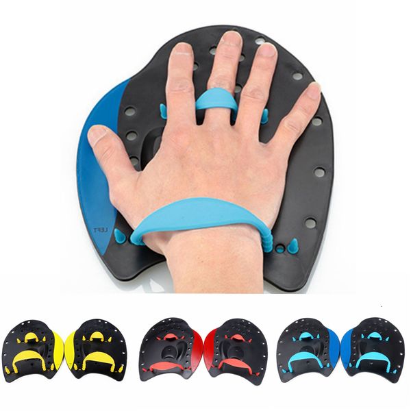 Beach Accessories Adult Children Professional Swimming Paddles Girdles Correction Hand Fins Flippers Palm Finger Webbed Gloves Paddle Water Sports 230616
