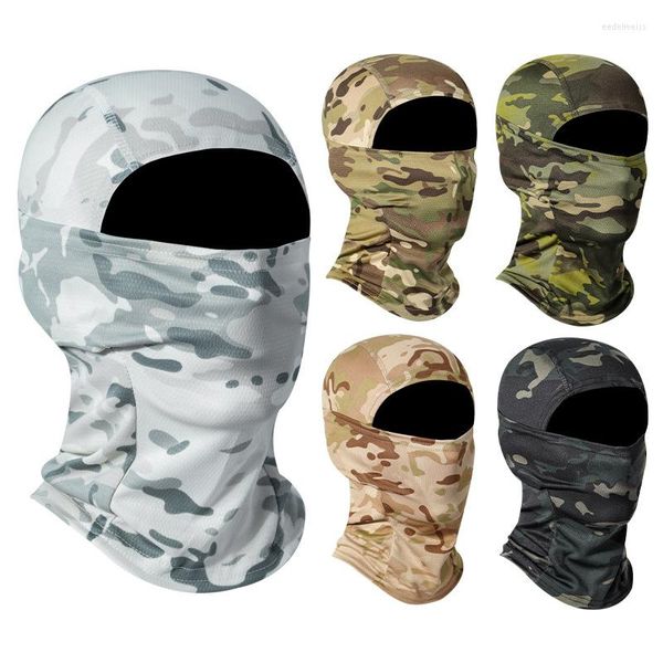 Bandanas Taktische Sturmhaube Militärischer Vollgesichtsschal Motorrad Radfahren Angeln Paintball Liner Cap Multicam Camouflage Bandana