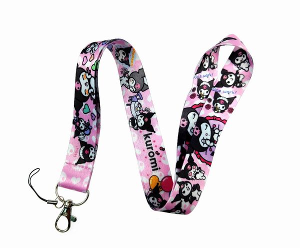 Детский дизайнер -дизайнерский мультипликационный шоу Cinmanmoroll My Melody Lanyard для Keys Id Card Gym Мобильный телефон ремни USB держатель значков Diy Hang Lariat Lariat Клавиатура Dhgate