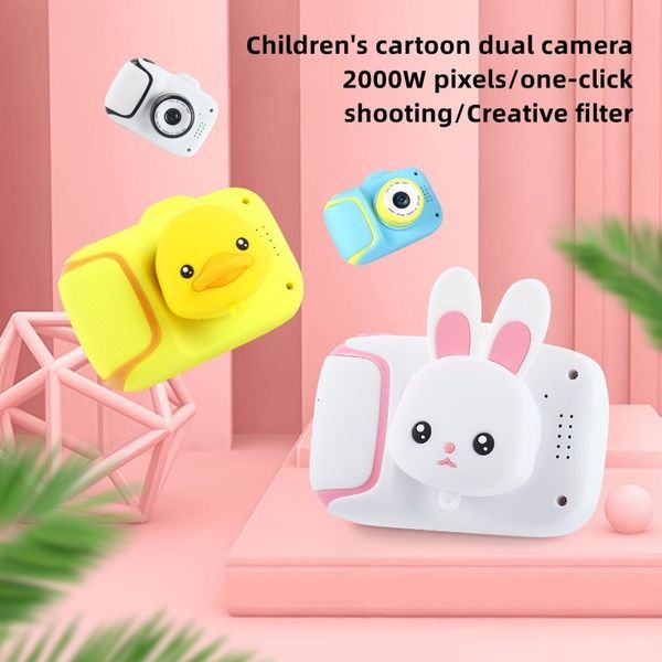 Fotocamere giocattolo Fotocamera digitale per bambini Cartoon 20 milioni DSLR ad alta definizione MP3 Ragazzi Ragazze Regalo di compleanno Pography 230616