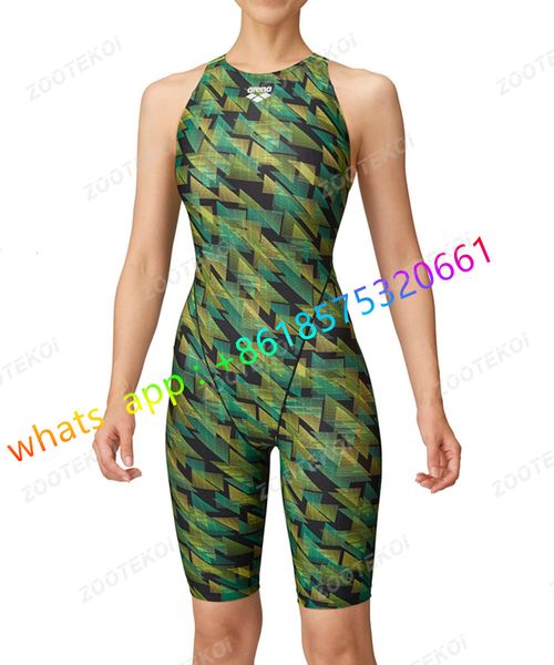 Zwemkleding voor heren Zwemkleding voor heren Dameszwempak met lange mouwen Sneldrogend wetsuit Competitie Knielengte Sportzwemkleding Comfort Strandbadpak 230616