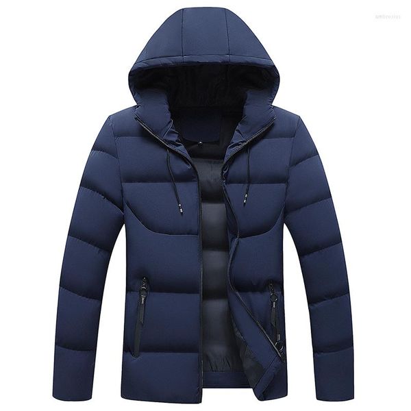 Herrenjacken Große Größe 5XL Wintermode Herren Baumwolle Mit Kapuze Mittellange Jacke Verdickter Großer Mantel Winddichte Oberbekleidung Externe Kleidung