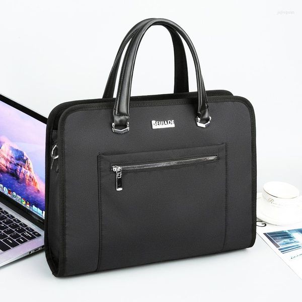 Aktentaschen Herrenhandtaschen Dokumententasche Messenger Laptop Herren Business Aktentasche Große Kapazität Aktenbesprechungshandtasche