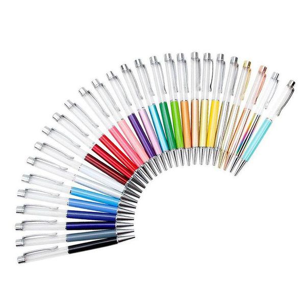 Canetas esferográficas Diy Vara Vazia 2 Em 1 Fina Cristal Diamante Glitter Stylus Touch Pen Drop Delivery Office School Business Industrial Wr Dhtuj