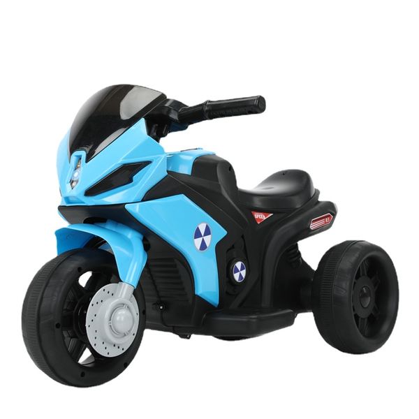 Motocicleta elétrica infantil de 2 a 6 anos Brinquedo recarregável com música e luzes Brinquedos infantis triciclo patinete