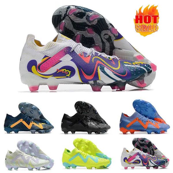 Fg Ag Stollen Fußballschuhe Fußball Männer Designer-Schuhe Ultimate Supercharged Blue Eclipse Pursuit Fast Yellow White Ultra Orange