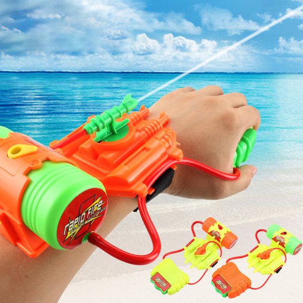 Pistole Spielzeug Kreative Strand Spielzeug Kinder Handgelenk Typ Spray Wasser Hand Für Kinder Bad Im Freien 230617