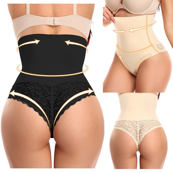 Frauen Taille Tanga Panty Shaper Hohe Taille Bauch Steuer Höschen Abnehmen Unterwäsche Kolben-heber Gestaltung Kurze Körper Shaper 378