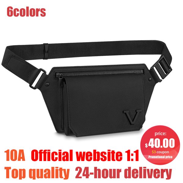 M57081 Kalkış Sling Bel Debriyaj Omuz Tuvalet Cowhide Göğüs Çantası Kadın Çiftler Çuvallar Çuvallar Çanta Çantası Crossbody Tasarımcı Pochette