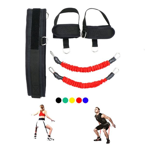 Fasce di resistenza Fitness Bounce Trainer Corda Attrezzatura per esercizi Basket Tennis Running Leg Strength Agility Training Strap 230617