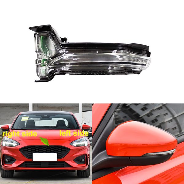Para ford focus 2019 2020 2021 acessórios do carro exterior espelho retrovisor pisca luz indicadora de pisca