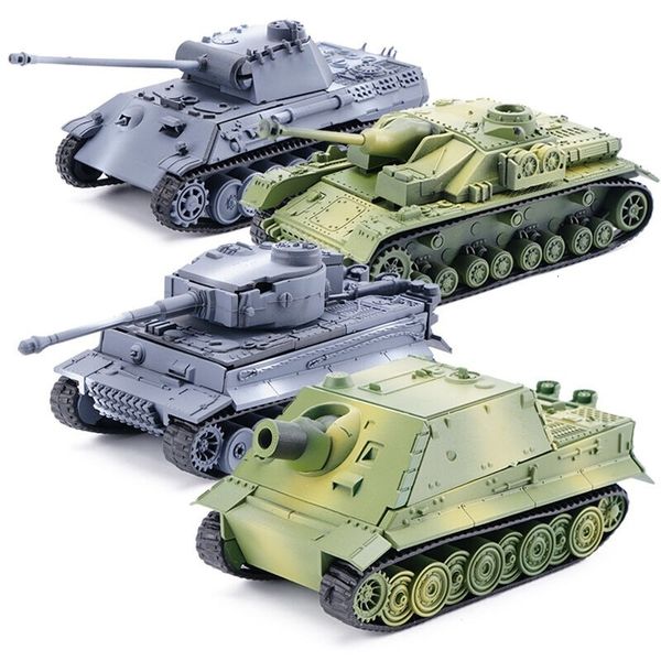 3D Puzzles 1 72 4D Plastic Puzzle Assemble SD.KFZ.72 Panzer Tank Model World War II Model Assembling Military Toys For Children Gifts 230616