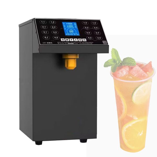 Kommerzielle automatische Fruktose-Quantifizierungsmaschinen Zuckersirupspender 8L Fruktosespender Maschine Bubble Tea Shop