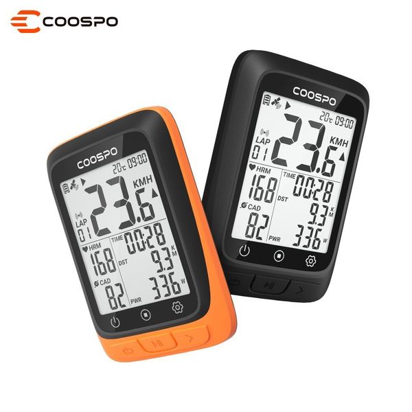 Bisiklet Bilgisayarları Coospo BC107 Bisiklet Bilgisayar GPS Kablosuz Bisiklet Kidometre Hız Türometresi 2.4inch Bluetooth5.0 Ant Su geçirmez GPS BDS 230616