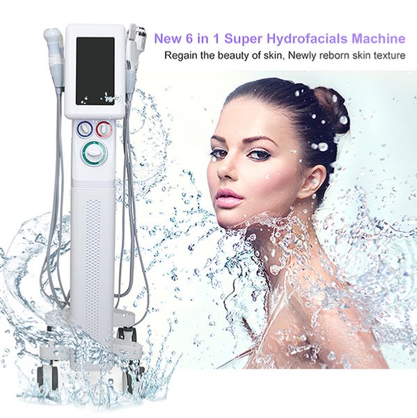 6-in-1-Hydrofazials, multifunktionale Schönheitsausrüstung, Hydro-Sauerstoff-Hydrodermabrasion, Hydro-Gesichtsmaschine, Mikrodermabrasion, Dermabrasionsgerät