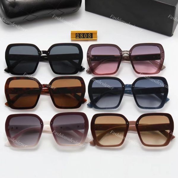 Óculos de sol femininos de grife óculos de sol polarizados para mulheres Óculos de moda quadrados modernos, óculos de sol de praia com proteção UV, caixa original de fábrica, atacado, tons de sol