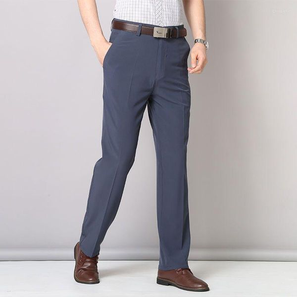 Abiti da uomo Pantaloni da abito da uomo Abito da sposa 2023 Pantaloni da ufficio dritti da uomo di buona qualità di marca maschile D64