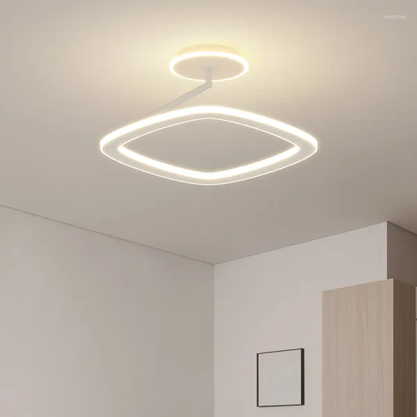 Kronleuchter Moderne Anhänger Lichter Schlafzimmer Nordic Pure White Metall Lampe Innen Wohnzimmer Kronleuchter Licht Hause Led-Leuchten