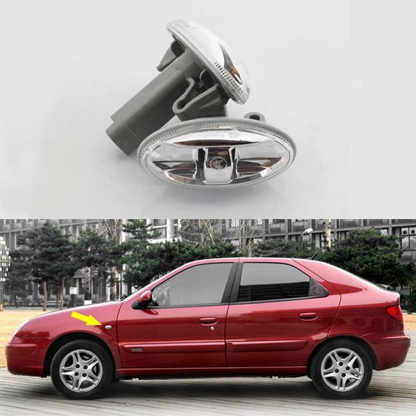 Für Peugeot 206 207 307 Citroen C2 C-Elysee Auto Zubehör Kotflügel Vorne Seite Marker Lampe Seite Blinker anzeige Licht 1 stücke