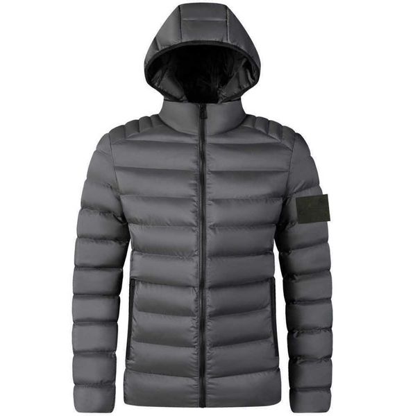 Jacket Stone Jacket Designer Men's Down Jacket Winter Stylist Coat Leaf Print Parka Winter Jacket