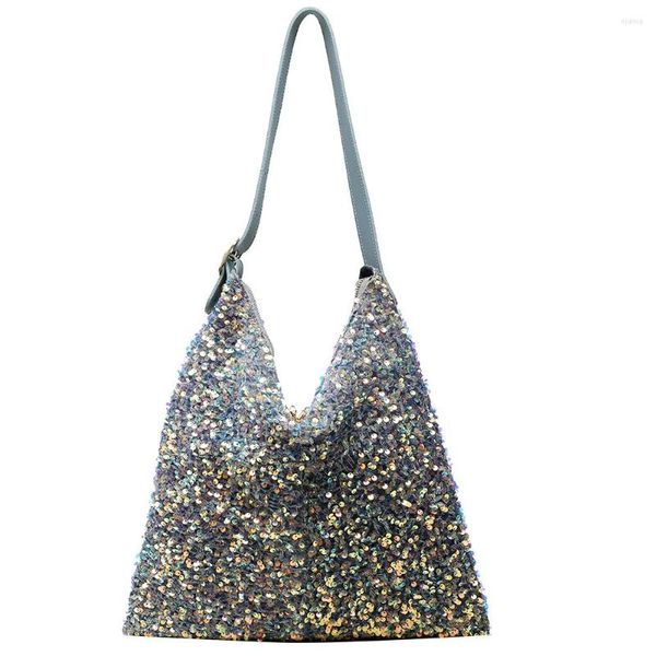 Bolsas de noite Moda bolsa de lantejoulas Bolsa de compras feminina Bolsa de compras de grande capacidade