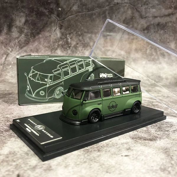 ElectricRC Car Inspire 1 64 Model Car T1 Bus Collezione di veicoli pressofusi in lega - Army Green 230616