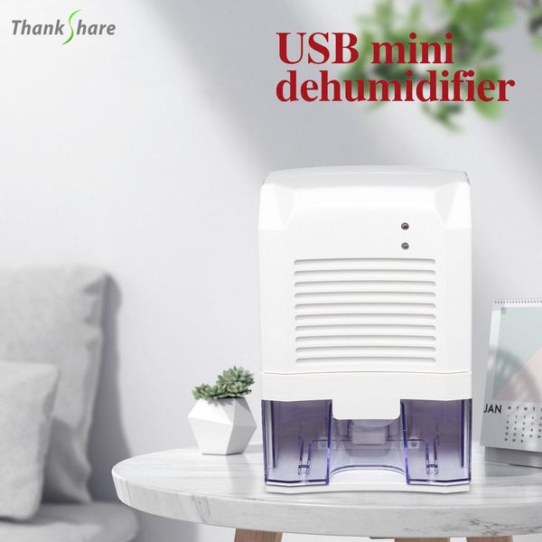 Устройства благодаря Share Dehumidifier воздушная сушилка USB 800 мл Совместное домашнее ванная комната Поглощение автомобильного мини -сушилка для воздуха электрическое охлаждение 5 В/2а