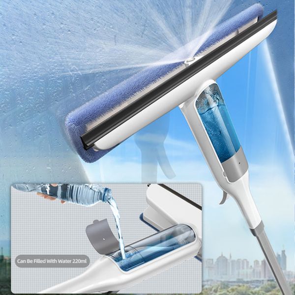 Spazzole per la pulizia Multifunzionale Spray Mop Detergente per vetri Tergicristallo con raschietto in silicone Lavapavimenti per doccia 230617