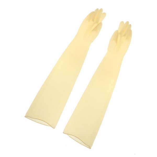 Luvas de esqui 75 cm resistente a laboratórios industriais anaeróbios porta-luvas segurança trabalho amarelo 230617