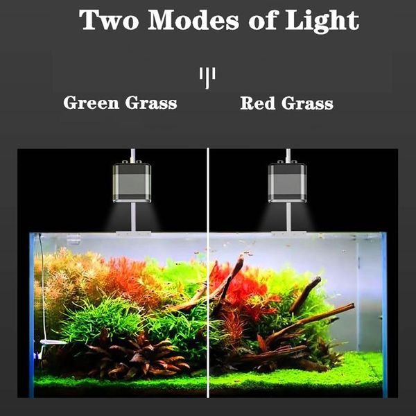 Iluminações Sunsun Aquário LED Luz Coral Luzes Dimmable Tanque de Peixe Aquático Planta Crescer Lâmpada de Iluminação para Decoração de Aquário Luz de Algas