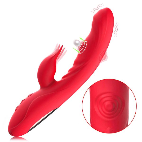 Massaggiatore giocattolo del sesso 2023 Coniglio toccando il punto G vibratore per le donne Stimolatore clitorideo clitoride Potente 7 modalità Giocattolo Articoli femminili Adulti