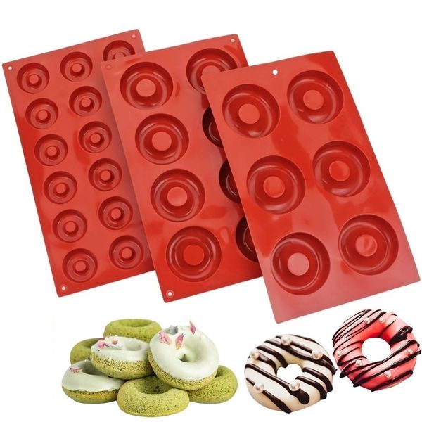 Stampi da forno Fai da te Donut Maker Pasticceria antiaderente Biscotto Stampo per cioccolato Focaccina Torta Strumenti per dessert E884 230616