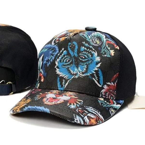 Дизайнерские кепки Дизайнерская шляпа Бейсболка с цветочным растительным принтом и животным принтом роскошная классическая кепка с буквенным принтом Модная женская и мужская солнцезащитная кепка Спортивные кепки на открытом воздухе T