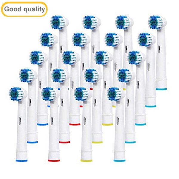 20pcs Oral A B Sensitive equate electric toothbrush heads with Soft Bristles for Gum Care - 230616