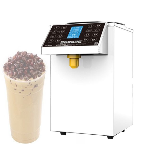 16 Macchina quantitativa del fruttosio Distributore automatico di fruttosio Distributore di sciroppo Bubble Tea Shop Attrezzatura per il tè al latte