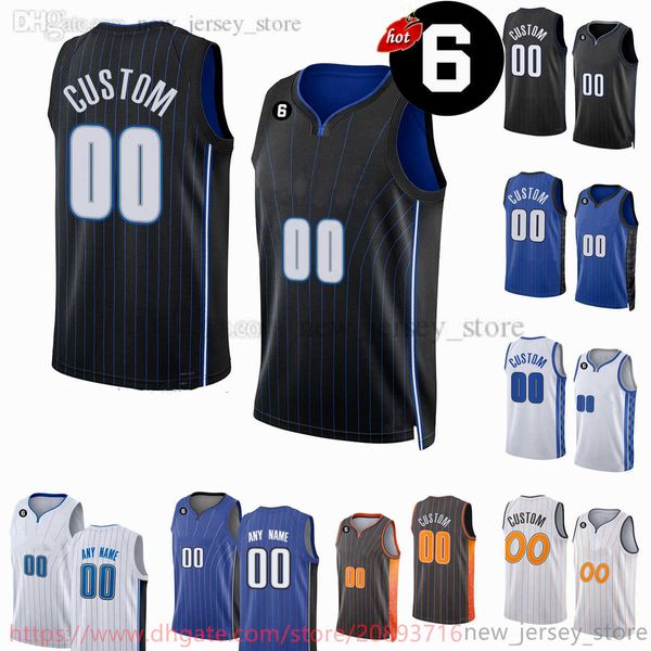 Personalizado Novo Basquete Impresso 5 Paolo Banchero 1 Jonathan Isaac Chuma Okeke Jalen Ss Franz Wagner Cole Anthony Markelle Bol Fultz Jerseys 6