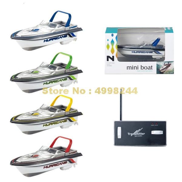 ElectricRC лодки Motoscafo RC Radio Radio Demote Demote Super Speedboat Dual Lancha ураган с легкой игрушкой 230616