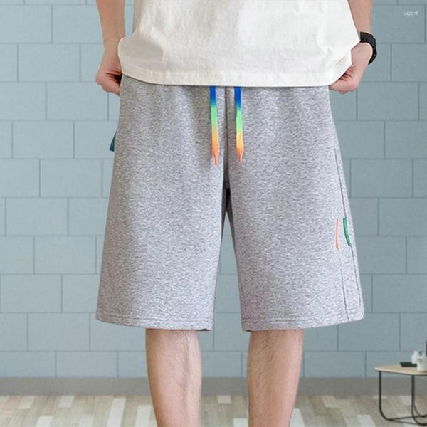 Pantaloncini da uomo Pantaloni sportivi corti alla moda Pantaloni da jogging da bodybuilding a gamba larga da basket traspiranti Pantaloni larghi Assorbimento dell'umidità