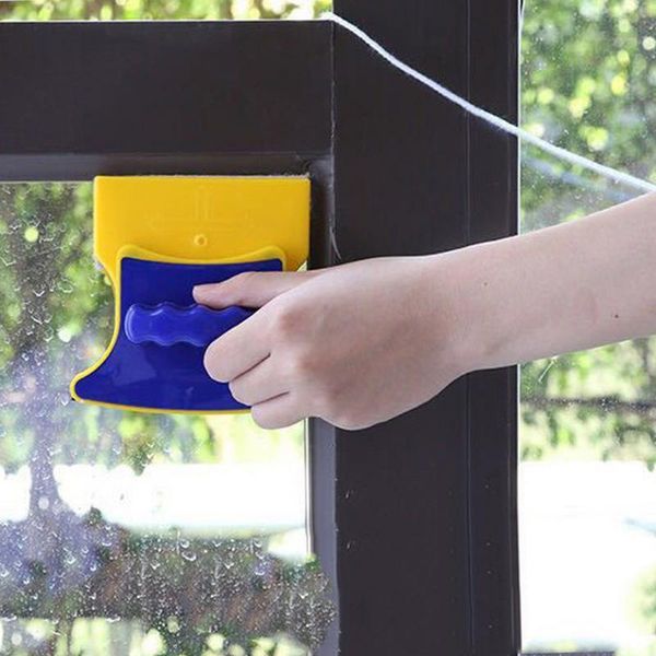 Limpadores de janela magnéticos Escova de limpeza de vidro Dupla face Ferramenta doméstica limpa com corda de 1,5 m Gadgets 230617