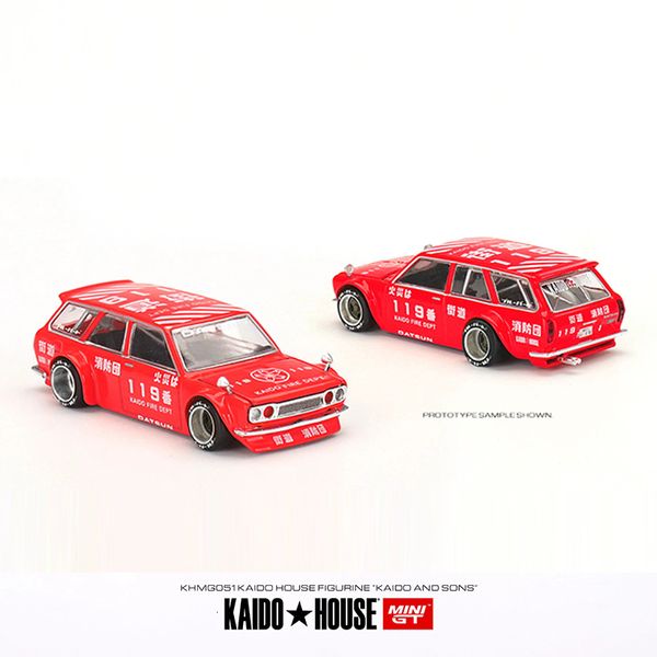 ElectricRC Car Mini Gt Kaido House 1 64 Model Car Datsun Fairlady Z сплав сплав с открытой дверью.