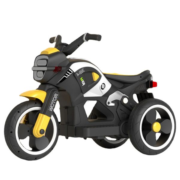 Детский электрический трехколесный мотоцикл 2-7-летний мальчик и девочка могут сидеть в игрушке с игрушечным автомобилем Walker Walker Kids On с музыкой светом