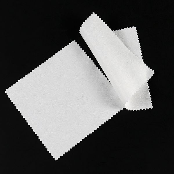 Reinigungstücher 30 50 100 Stück Großhandel Sublimationsrohlinge Weißes Brillentuch Mikrofaser Doppelseitiges Fleece Saubere Linse 230617