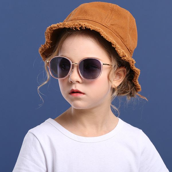 Sonnenbrille Kinder Kinder Sonnenbrille Mode Vintage Jungen Mädchen Baby Sonnenbrille UV400 Brillen Cool Classic Gradient Polarisierte Linse D3053 230617