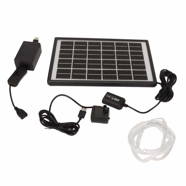 Pompe Pompa ad acqua solare da 6 W Angolo regolabile IP65 Pompa per stagno solare ricaricabile USB impermeabile per centri commerciali per stagno di pesci caldo