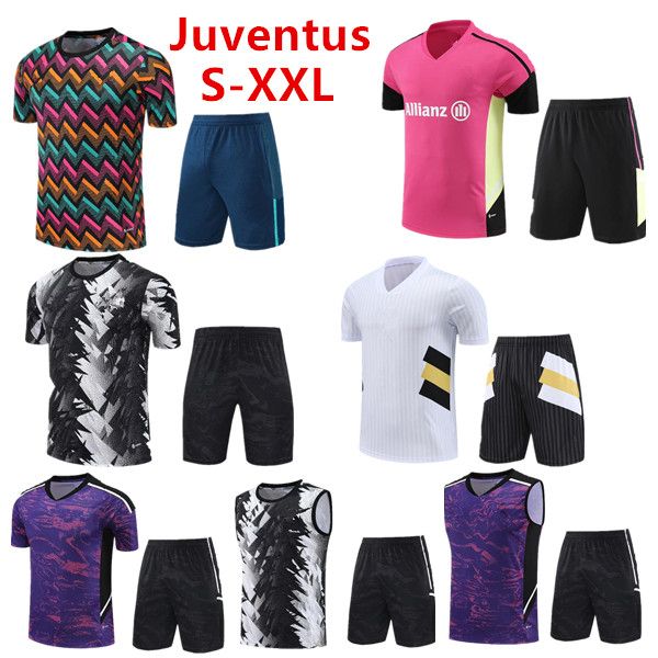 2023 Juventus Trainingsanzug Herren Kinder 23/24 Fußballtrikot DI MARIA POGBA FOOTBALLE Juventus Sportbekleidung Survival T-Shirt für Herren WÄHLEN SIE SULIT Fußballtrikot