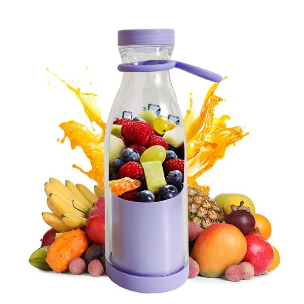 Strumenti per frutta e verdura 6 lame Bottiglia per frullatore portatile Shake Up Smoothie Blender Mini mixer ricaricabile USB Spremiagrumi elettrico per frutta fresca 230617