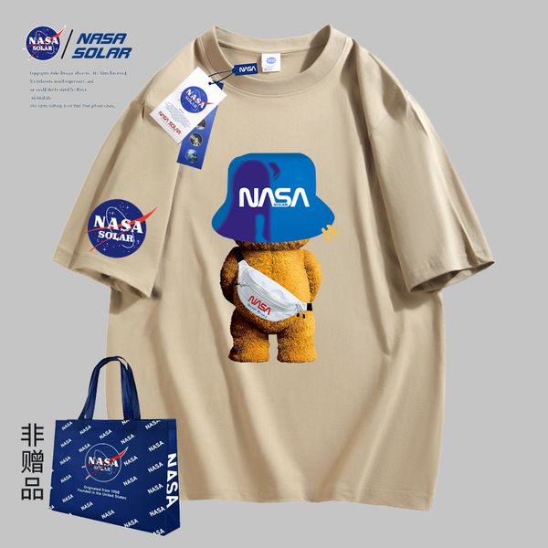 NASA MENS -Designer T -Shirt T -Shirt Streetwear Casual Graphic T -Shose Lose Männer Frauen Sommer Luxus Shorts T -Shirts Brustdruck Top Nasa T T Shirt Frau 967