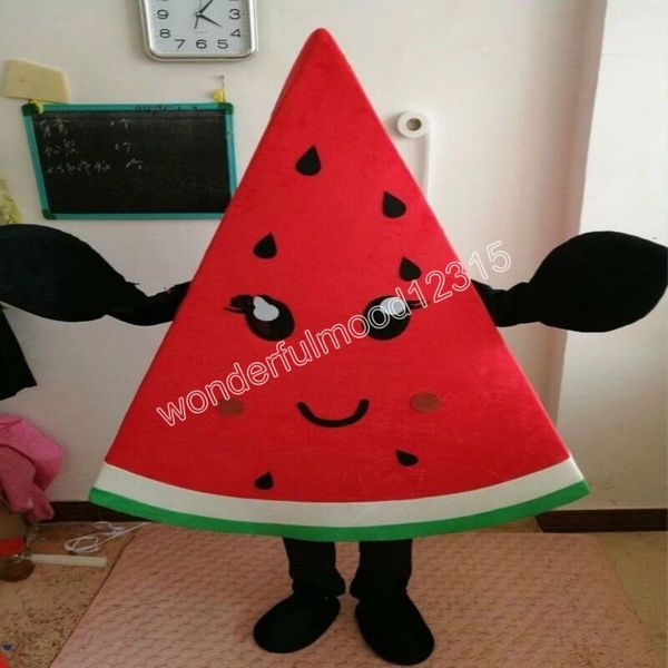 Prestazioni deliziose costumi della mascotte dell'anguria Carnevale Regali di Hallowen Unisex Adulti Fancy Party Games Outfit Holiday Outdoor Outfit Suit