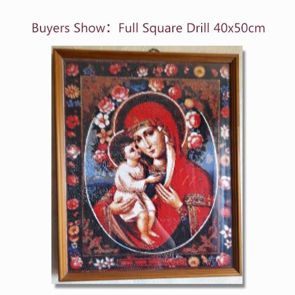 Стич Evershine Diamond Painting Religion 5d Diy Diamond Mosaic Cross Portrait Beads Picture Diamond Emleckery Полный дисплей